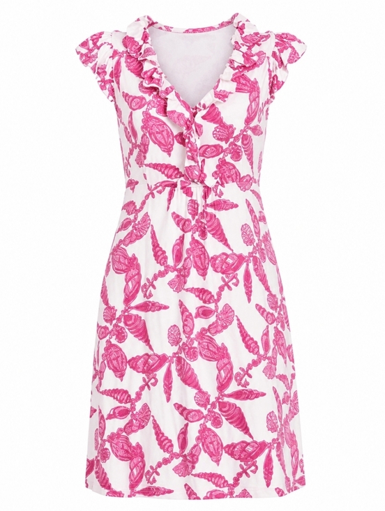 Lilly Pulitzer Dresses & Skirts - Lilly Pulitzer Clare Dress Silk Jersey Hotty Pink Fallin In Love A Little XS NWT